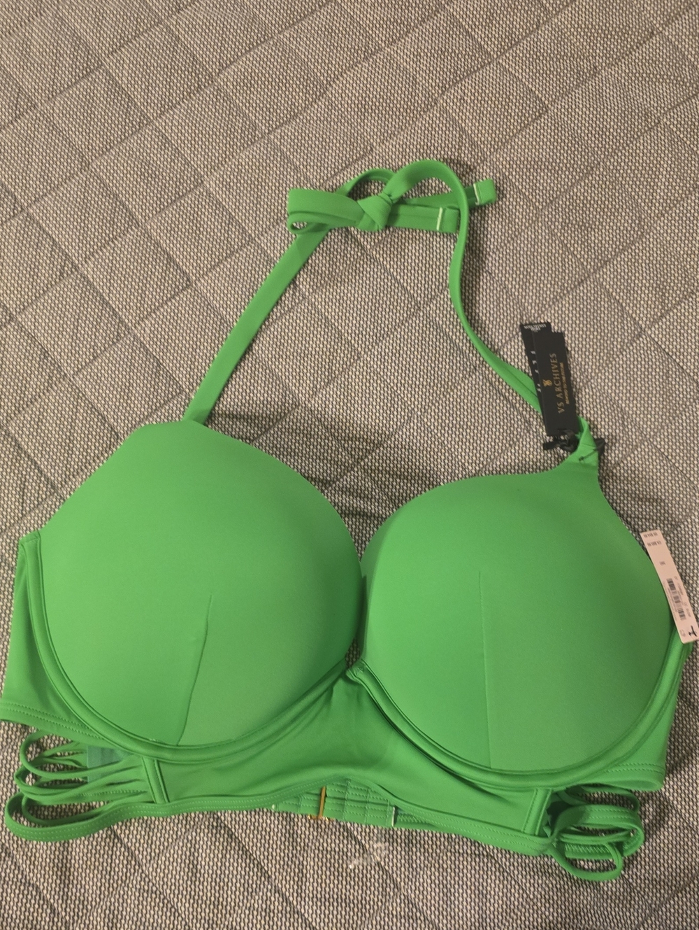 Victoria's Secret Bright Green Padded Bikini Top